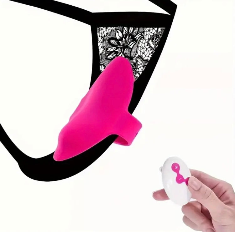 1pc Vibrador Mariposa Para Estimulador Silencioso Del Punto G Del Clítoris Vibrador Mini Panty Portátil Con 10 Modos De Vibración Potentes Y Control Remoto Vibrador Para Parejas Juguete Sexual Para Mujeres Parejas.