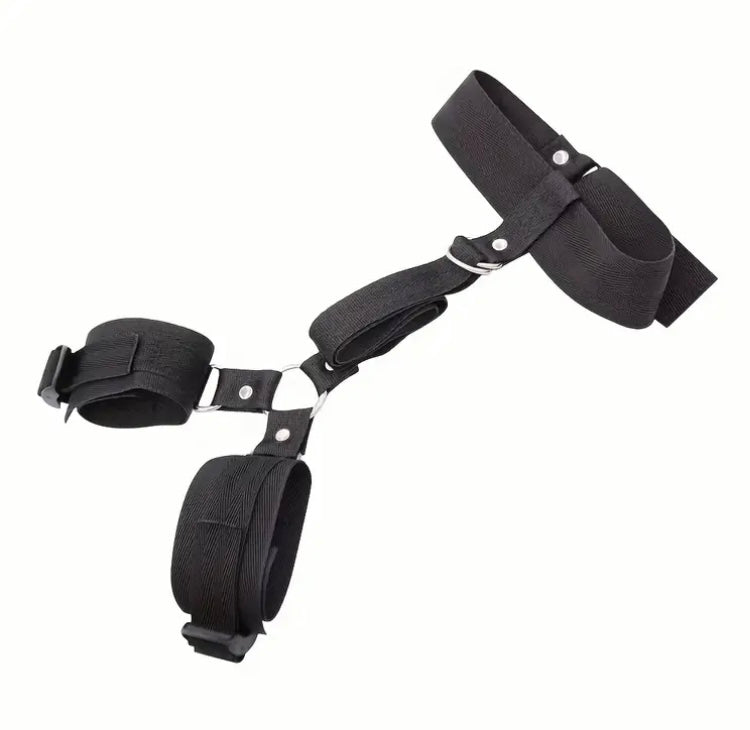 Accesorios de Tease BDSM para Mujeres - Collar de Lujo con Esposas Inversas para Manos - Juguetes de Sexo de Bondage para Parejas - Accesorios de Juego Erótico para Encuentros Íntimos